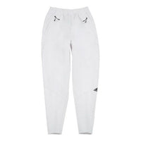 adidas ZNE logo Knit Casual Loose Sports Long Pants White AZ3007
