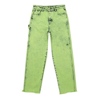 Drew House Carpenter Jeans 'Painted Lime' DR-SS22-139