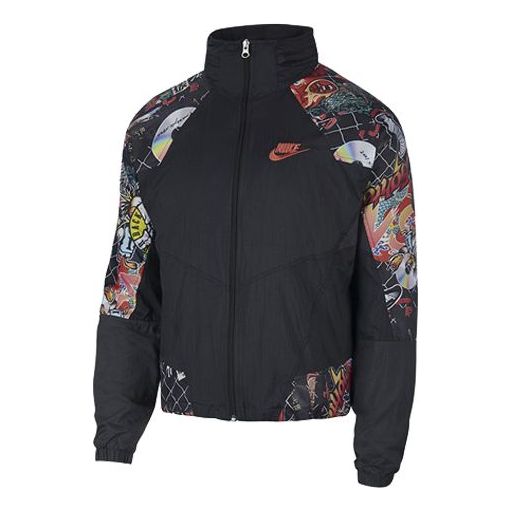 Nike Men'S 2019 Autumn New Woven Hooded Windbreak Casual Sports Jacket CK5024-018