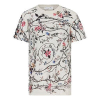 DIOR Rosa Mutabilis Print Plain Knit Unisex White 043T03MB448-X0866