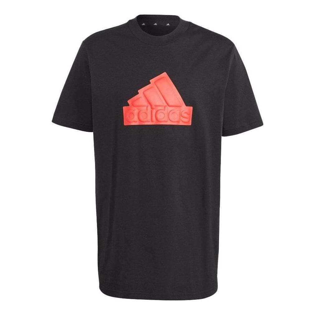adidas Future Icons Badge of Sport T-Shirt 'Black Red' IC3716