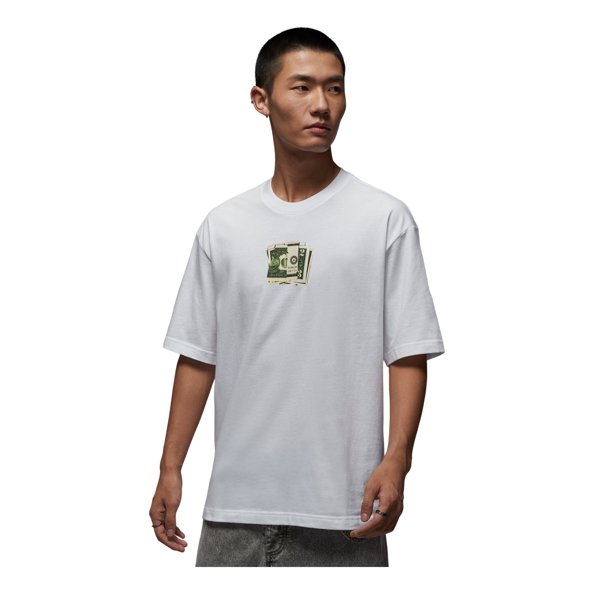 Air Jordan AJ3 T-Shirt 'Pure Money - White'  IQ6953-100