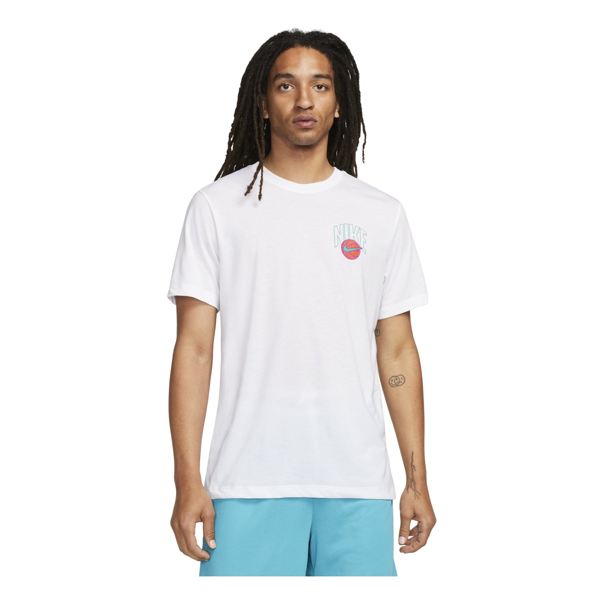 Nike Dri-FIT Basketball T-Shirt 'White' FJ2347-100