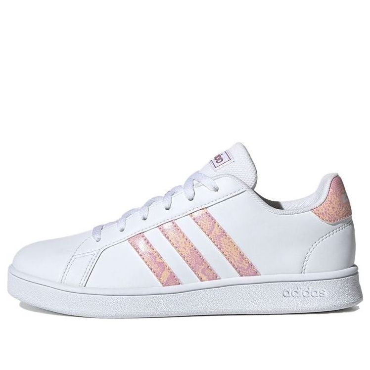 (GS) adidas neo Grand Court K 'White Rose Pink' FY3990