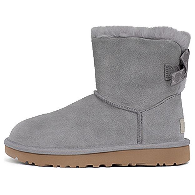 (WMNS) UGG Mini Bailey Bow 'Grey' 1116635-SOF