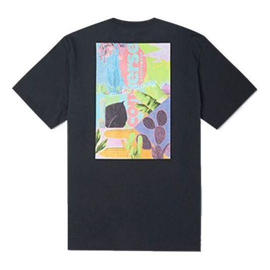 Converse Neon Nature Graphic T-Shirt Asia Sizing 'Black' 10023463-A02