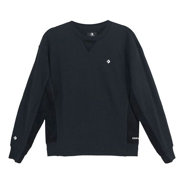 Converse Star Crewneck Sweatshirt Asia Sizing 'Black' 10023518-A02