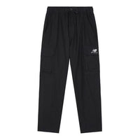 New Balance Logo Casual Cargo Pants Asia Sizing 'Black' AMP14313-BK