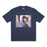 PALACE x Dragon Crossover Story Pattern Printing Short Sleeve Blue T-Shirt PAL-FW20-268
