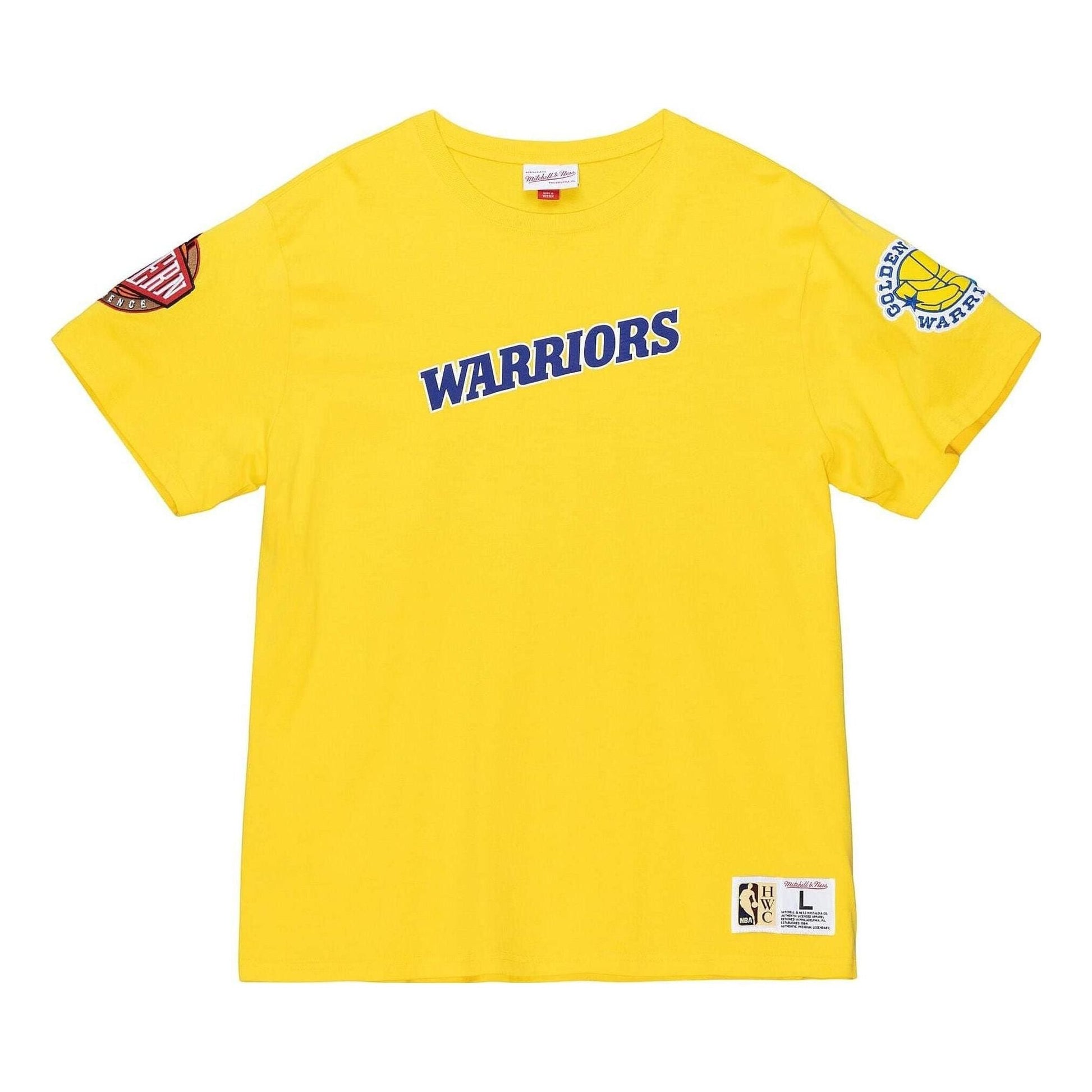 Mitchell & Ness x NBA T-shirt 'Golden State Warriors' TCRW4852-GSWYYPPPGOLD