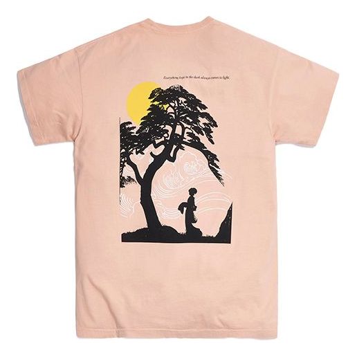 KITH Light To Dark Tee Alphabet Logo Short Sleeve Pink KH3759-107