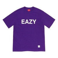 Supreme SS20 Week 1 Eazy S/S Top Alphabet Short Sleeve Unisex Purple SUP-SS20-225