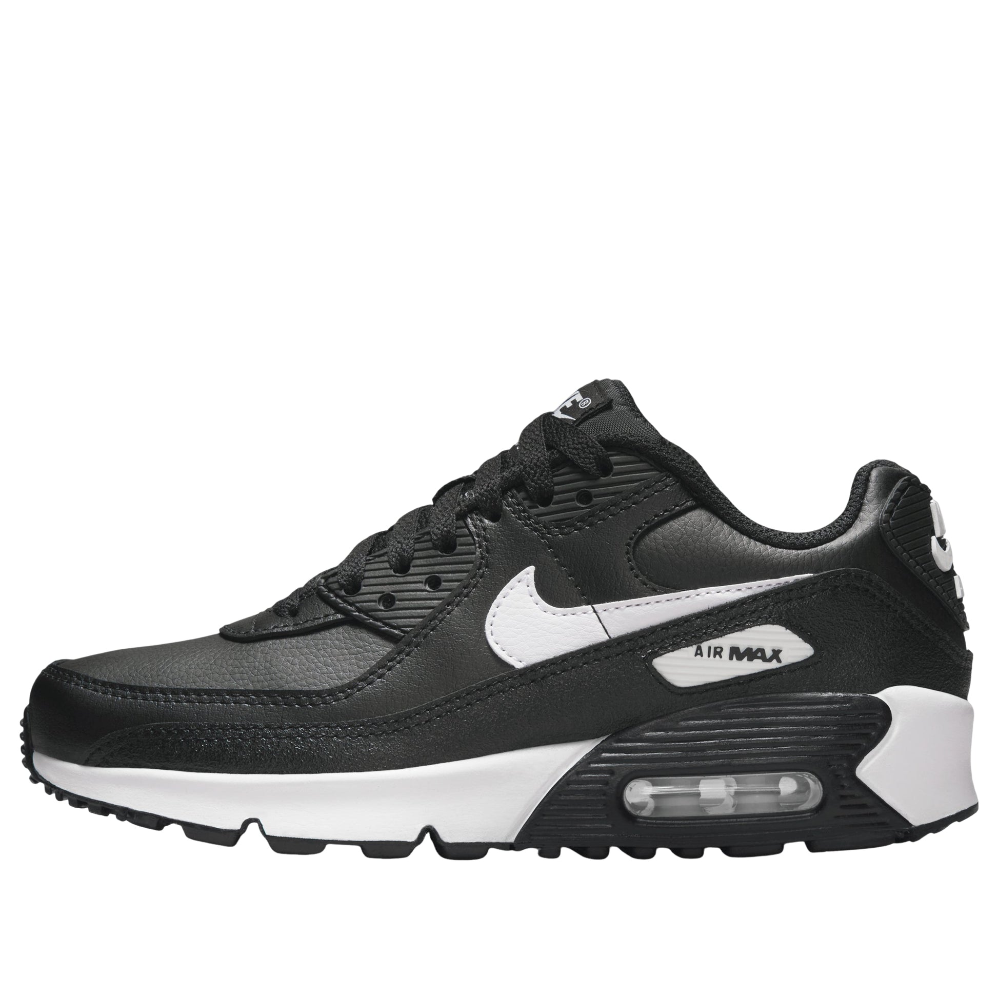 (GS) Nike Air Max 90 LTR 'Black White' CD6864-029