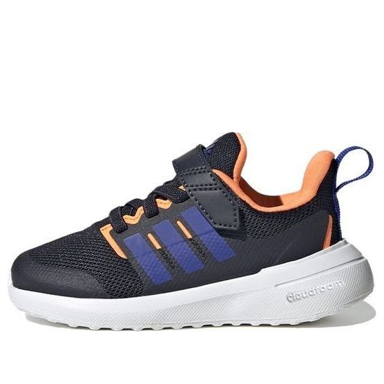(PS) adidas FortaRun 2.0 Cloudfoam Elastiv Lace Top Strap 'Legend Ink Screaming Orange' HP3117