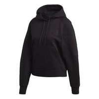 (WMNS) Y-3 Casual Round Neck Cotton Long Sleeves Hoodie Black FN3468