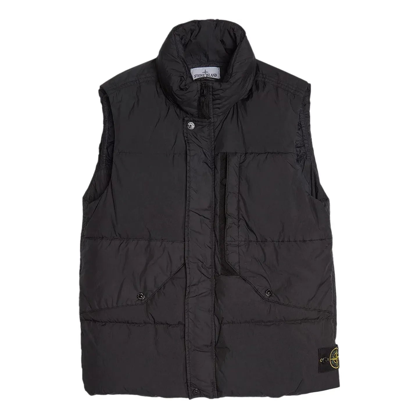 STONE ISLAND Crinkle Reps Down Vest 'Black' 7915G0423-V0029