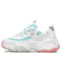 (WMNS) Skechers D'Lites 3.0 Blast Full Low-Top Running Shoe White/Blue/Pink 12954-WPMT