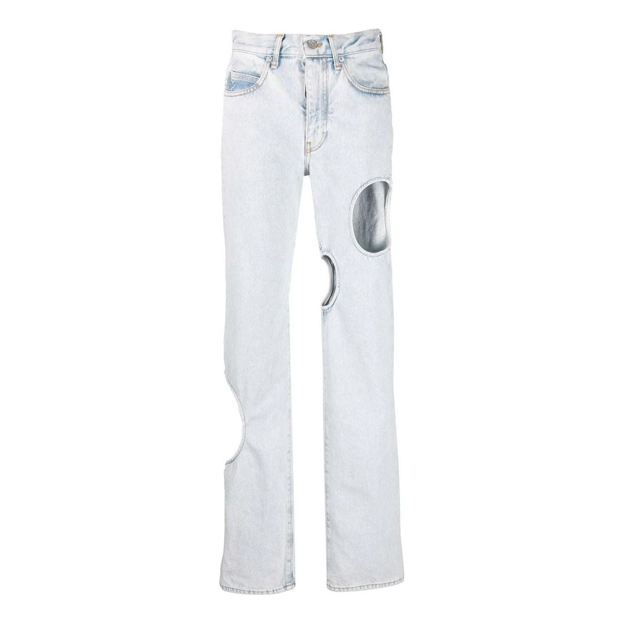 (WMNS) Off-White Meteor Cool Straight-Leg Jean 'Light Blue' OWYA018C99DEN0034000