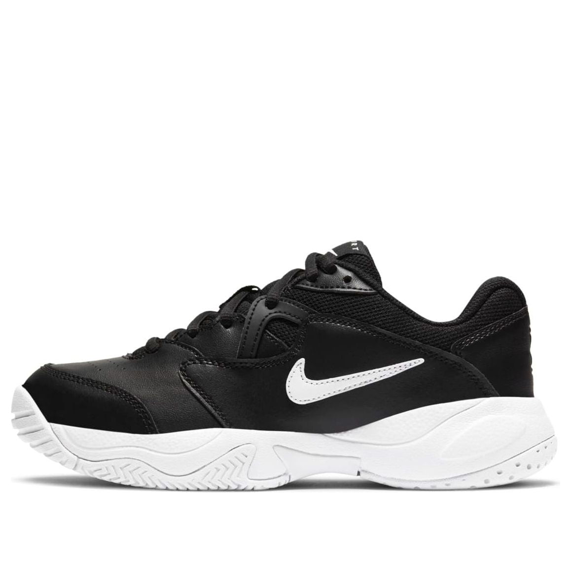 (GS) Nike Court Jr Lite 2 'Black White' CD0440-004