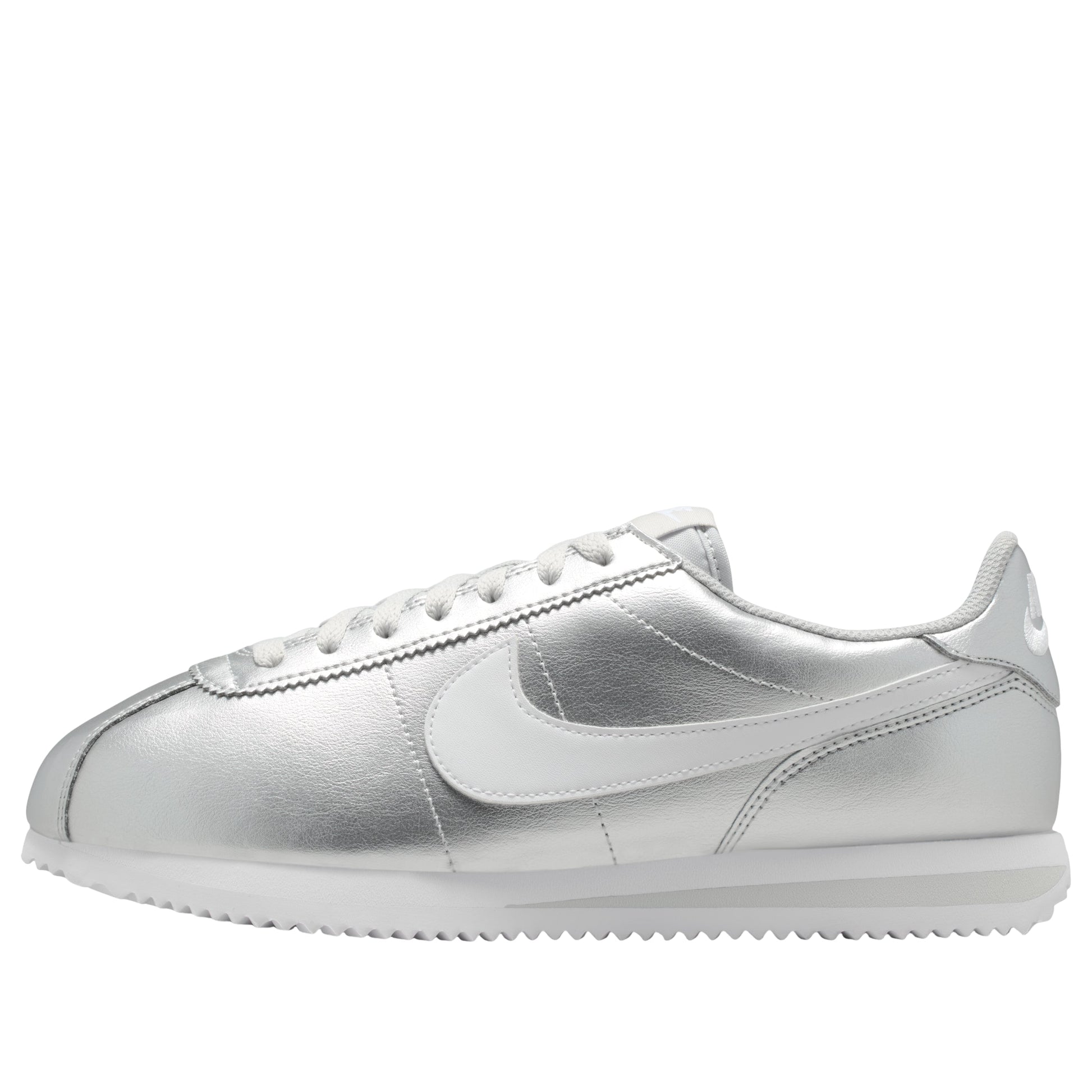 (WMNS) Nike Cortez 'Metallic Silver Grey Fog White' IR0042-001
