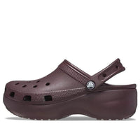 (WMNS) Crocs Classic Platform Clogs 'Dark Cherry' 206750-6WD