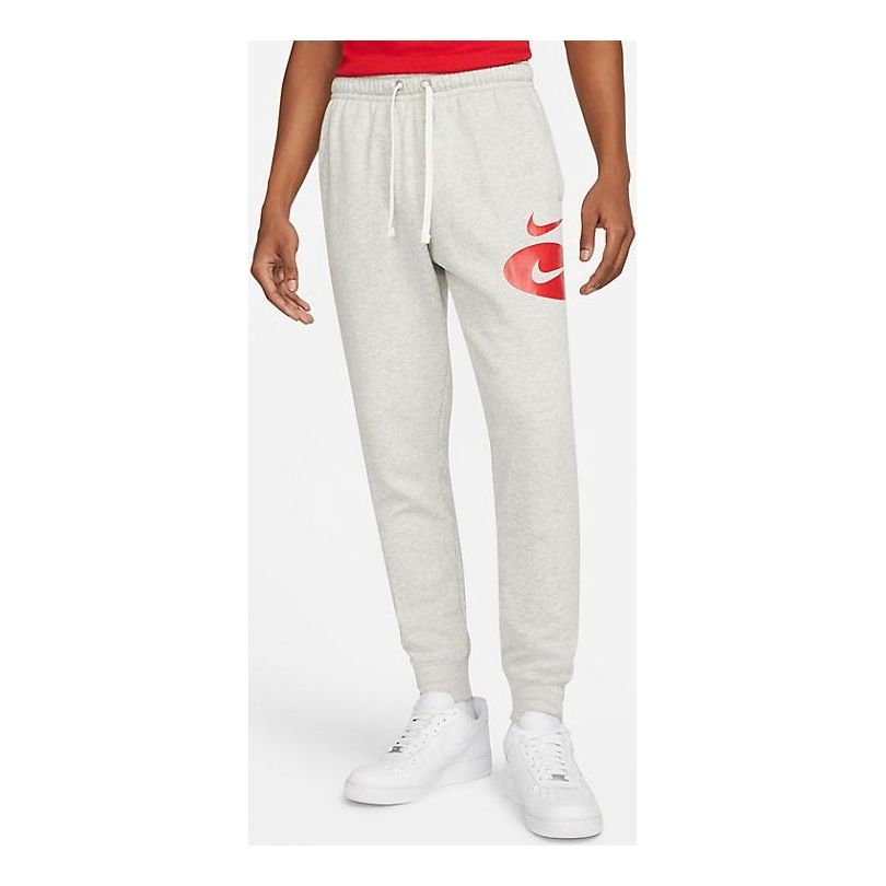 NIKE Sportswear Swoosh League Fleece Sweatpants 'Light Heather Grey' DM5467-050