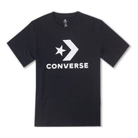 Converse Go-To Star Chevron Standard Fit T-Shirt Asia Sizing 'Black' 10025458-A02