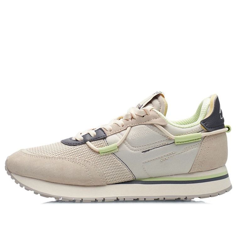 (WMNS) Li-Ning Shatterstar 'Beige Green' AGCR330-1
