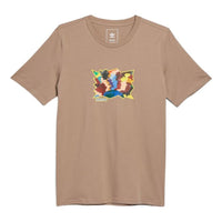 adidas Mettz World Peeps Short Sleeve Tee 'Chalky Brown Multicolor' HM9359