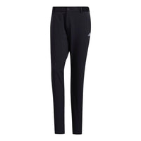 Men's adidas Solid Color Logo Printing Straight Casual Pants/Trousers Black HB3655