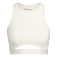 (WMNS) adidas CoreFlow Medium-Support Bra Asia Sizing 'White' HE2116