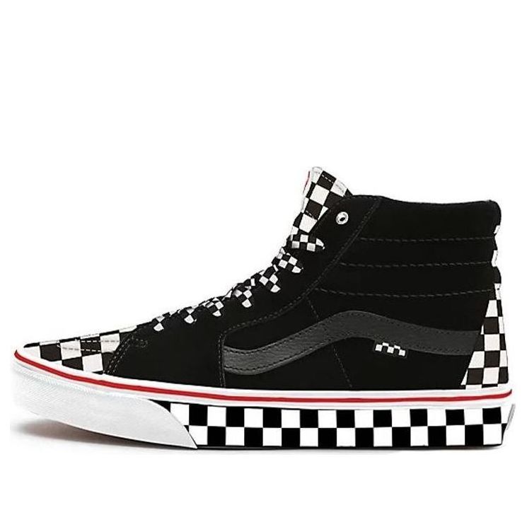 Vans Customs Sk8-hi Skate Chessboard Black/White VN0A3CST061