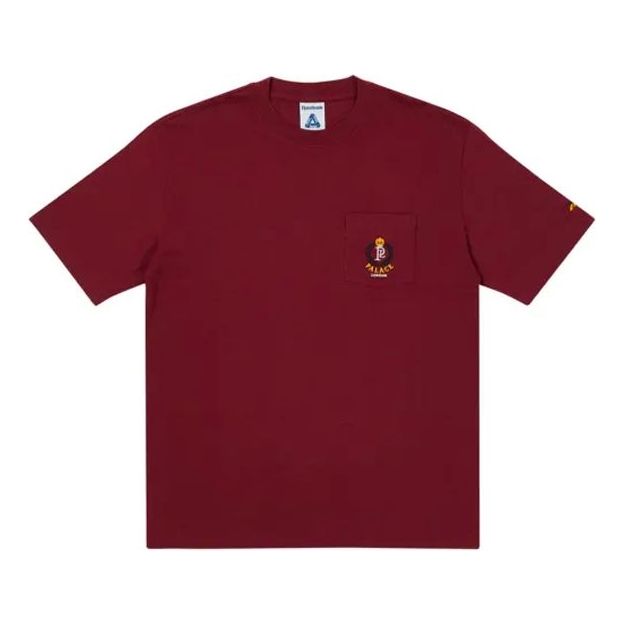 PALACE x Reebok Crossover Small Logo Round Neck Short Sleeve Unisex Red P20RBKTS004