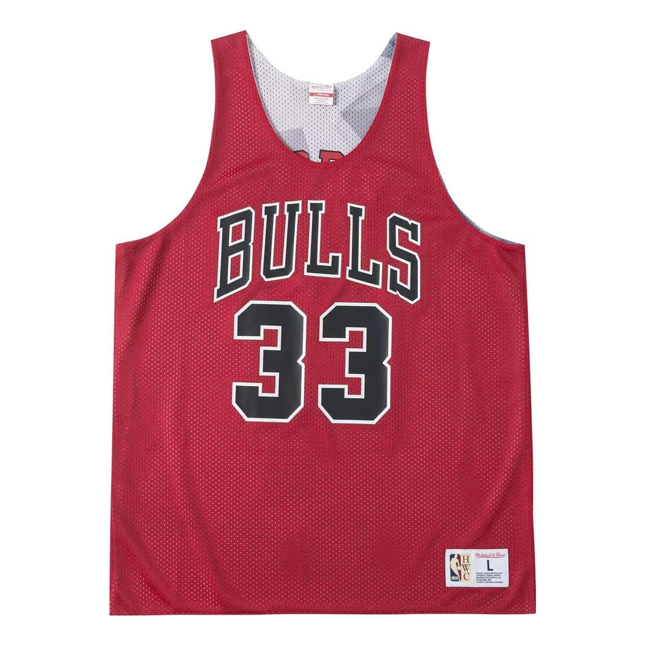 Mitchell & Ness NBA Reversible Mesh Tank Chicago Bulls Scottie Pippen TMTK3208-CBUYYSPISCAR