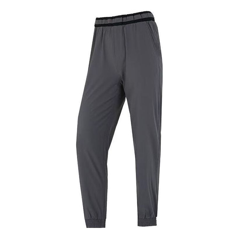(WMNS) Skechers Casual Woven Pants 'Grey' L222W006-02LB