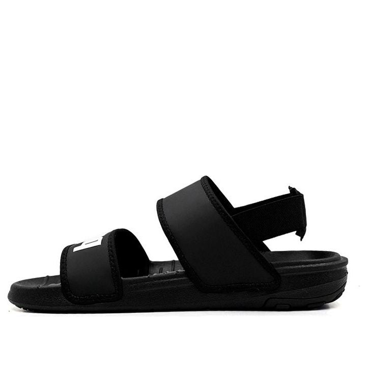 (GS) PUMA Soft Sandal 'Black White' 375694-01