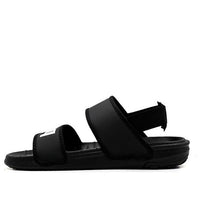 (GS) PUMA Soft Sandal 'Black White' 375694-01