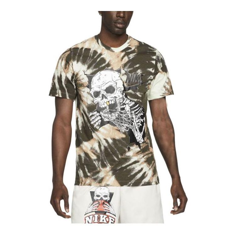 Nike Skeleton Tie Dye T Shirt 'Black Brown' DR9763-267