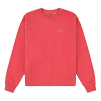 Levis Unisex Round-Neck Logo Bandhnu Knitting Sweatshirt Red A0717-0010