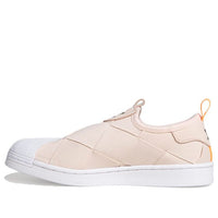 (WMNS) adidas originals Superstar Slip On Shoes Pink/White FW3569