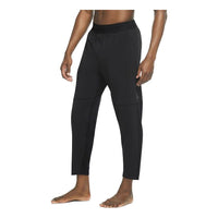 Men's Nike Yoga Casual Sports Elastic Waistband Long Pants/Trousers Black CU7379-010