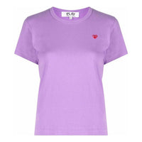 (WMNS) COMME des GARCONS PLAY Basic Small Emblem T-Shirt 'Purple' P1T313-4