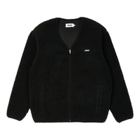 Palace SS22 Shearling Cardigan Jacket 'Black' P22CS041