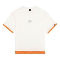 New Balance Sport Classic T-Shirt Asia Sizing 'White Orange' AMT22363-IV