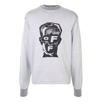 Men's Off-White Mask Knit Gray OMHA088E20KNI0010810