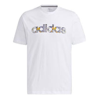 adidas neo M Ce Grph Tee 2 Logo Printing Sports Short Sleeve White GP4877