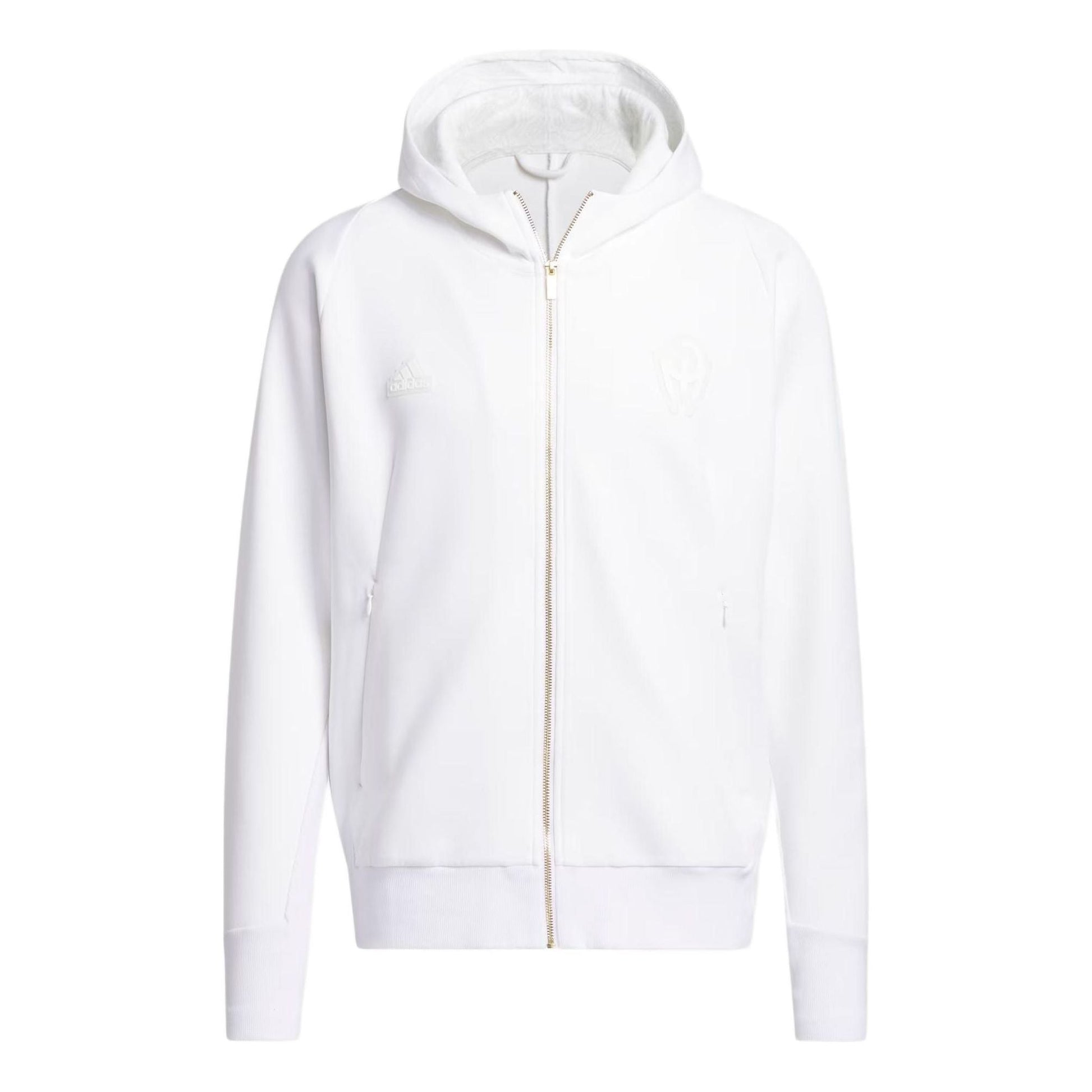 adidas Mahomes adidas Z.N.E. Premium Full-Zip Sweatshirt Asia Sizing 'White' IT4312