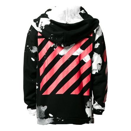 Men's Off-White Pattern Black OMBB010F162000239932
