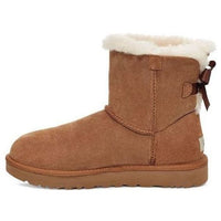(WMNS) UGG Mini Bailey Brooch Fleece Lined Brown 1119512-CHE