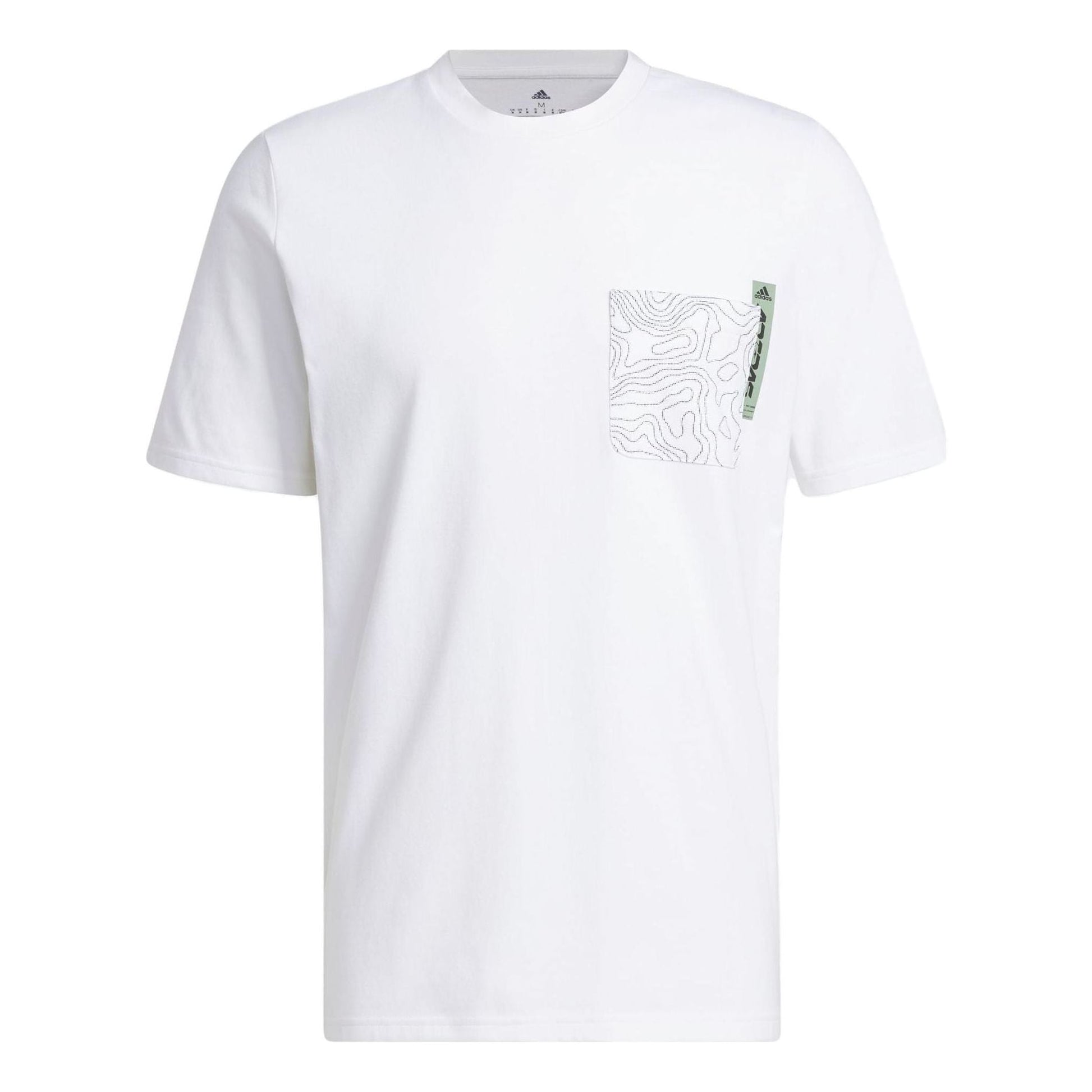 adidas City Escape Graphic Pocket Tee 'White' H49665